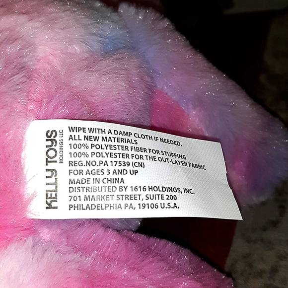 🆕️🎉LAST 1🎉🎁GREAT GIFT IDEA🎁10" TIE DYE CUDDLY UNICORN SLOTH - Picture 11 of 13